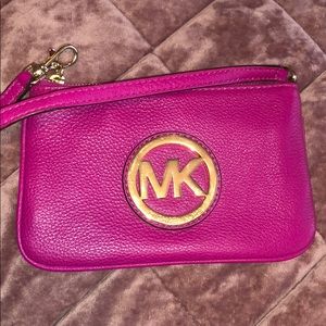 Michael Kors Pink Wallet/Wristlet